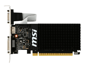 MSI | GT 710 2GD3H LP | NVIDIA | 2 GB | GeForce GT 710 | DDR3 | DVI-D ports quantity 1 | HDMI ports quantity 1 | PCI Express 2.0 x16 (uses x8) | Memory clock speed 1600 MHz | Processor frequency 954 MHz | VGA (D-Sub) ports quantity 1