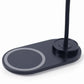 Gembird TA-WPC10-LED-01 Desk lamp with wireless charger, Black | Cold white, warm white, natural 2893-7072 K | Phone or tablet with built-in Qi wireless charging