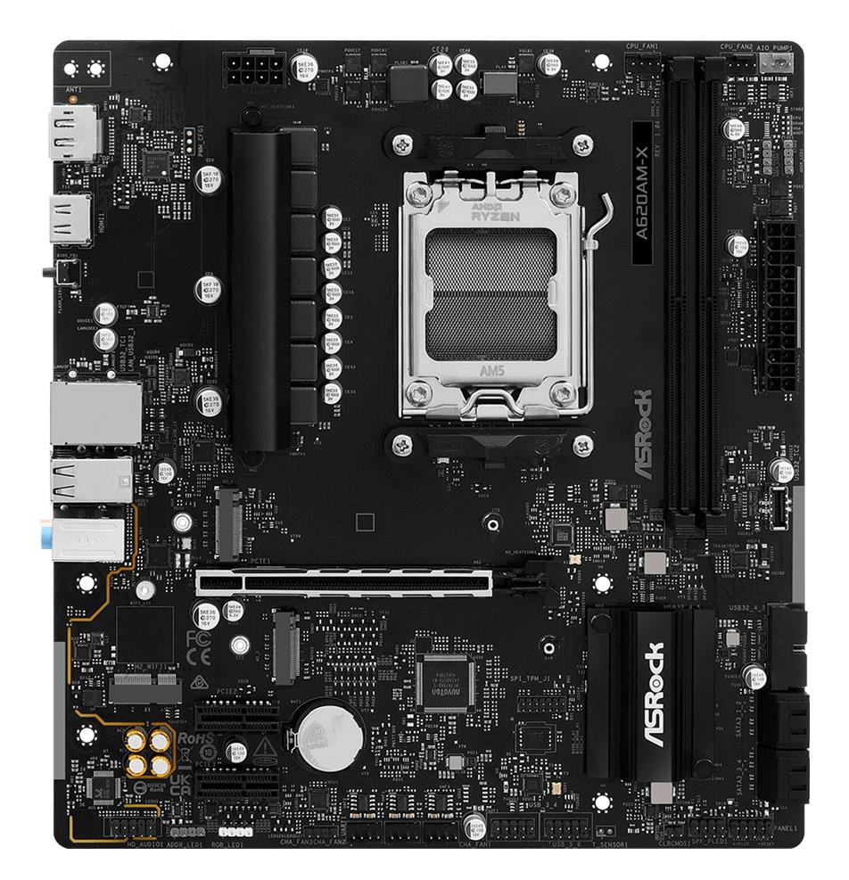 Mainboard|ASROCK|AMD A620A|SAM5|Micro-ATX|Memory DDR5|Memory slots 2|A620AM-X