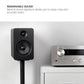 KANTO AUDIO PAIR - PASSIVE SPEAKERS WITH 1" SILK DOME TWEETER AND 5.25" KEVLAR WOOFER - BLACK