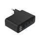 CHARGER USB 100W 4PORT GAN/TA-UC-PDQC100LCD-01-BK GEMBIRD