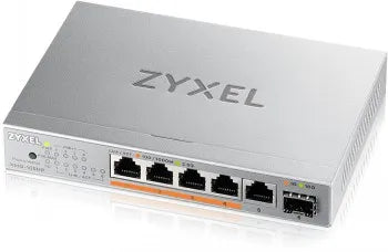 ZYXEL XMG-105 5 PORTS 2,5G + 1 SFP+, 4 PORTS 70W TOTAL POE++ DESKTOP MULTIGIG UNMANAGED DESKTOP SWITCH (2Y WARRANTY)