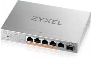 ZYXEL XMG-105 5 PORTS 2,5G + 1 SFP+, 4 PORTS 70W TOTAL POE++ DESKTOP MULTIGIG UNMANAGED DESKTOP SWITCH (2Y WARRANTY)