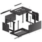 LANBERG Wall mount cabinet 19inch 6U