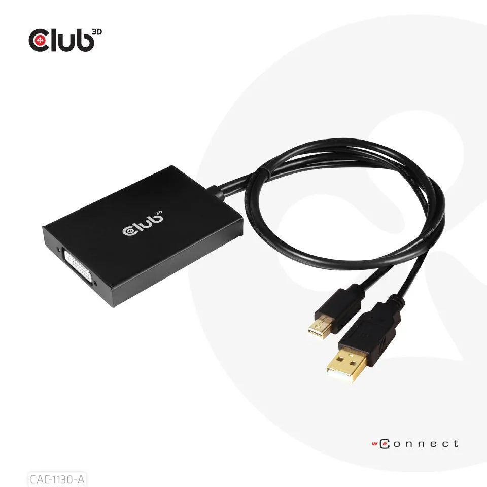 I/O ADAPTER MINI DP TO DVI/ACTIVE CAC-1130-A CLUB3D