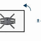 TV SET ACC WALL MOUNT 32-60"/WM-60ST-01 GEMBIRD