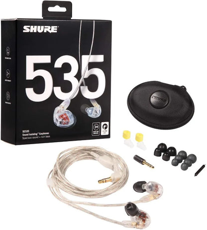 Shure SE535 Earphone, Clear | Shure