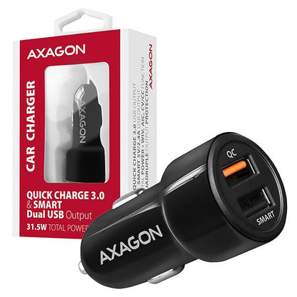 MOBILE CHARGER CAR USB 2PORT/31.5W PWC-QC5 AXAGON