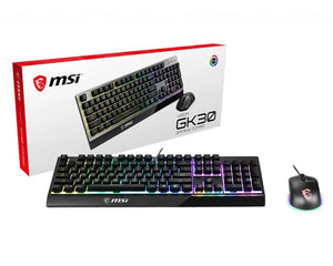 KEYBOARD +MOUSE/VIGOR GK30 COMBO US MSI