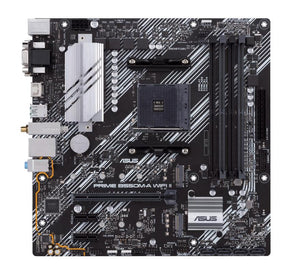 Mainboard|ASUS|AMD B550|SAM4|MicroATX|Memory DDR4|Memory slots 4|2xPCI-Express 3.0 1x|1xPCI-Express 4.0 16x|2xM.2|1x15pin D-sub|1xDVI-D|1xHDMI|2xAudio-In|1xAudio-Out|6xUSB 3.2|1xPS/2|1xRJ45|PRIMEB550M-AWIFIII