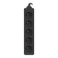 Lanberg Cable Power Strip, 5X French Outlets Quality-Grade Copper, 1.5 m | PS0-05E-0150-BK
