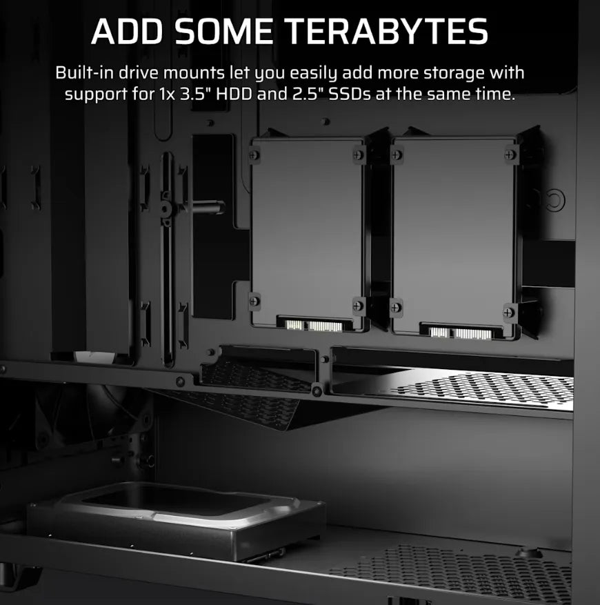 Corsair PC Case | 3200D RS | Black | Mid-Tower