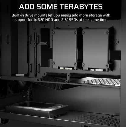 Corsair PC Case | 3200D RS | Black | Mid-Tower