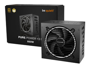 Power Supply|BE QUIET|Pure Power 13|850 Watts|Peak Power 900 Watts|Efficiency 80 PLUS GOLD|PFC Active|MTBF 100000 hours|BP027EU