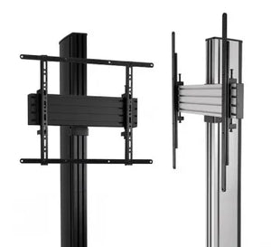 B-TECH AV SYSTEM X - UNIVERSAL FLAT SCREEN FLOOR STAND (VESA 600 X 400) - 1.8M