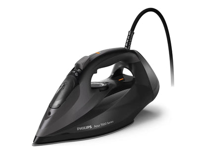 Philips | DST7511/80 | Steam Iron | 3200 W | Water tank capacity 300 ml | Continuous steam 55 g/min | Steam boost performance 260 g/min | Black