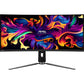 LCD Monitor|MSI|34"|Curved/21 : 9|Panel QD-OLED|3440x1440|21:9|175Hz|Matte|0.03 ms|Swivel|Height adjustable|Tilt|Colour Black|MAG341CQPQD-OLED