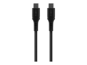 Fixed | Liquid Silicone Cable USB-C/USB-C, 1.2m, 60W | FIXDLS-CC12-BK