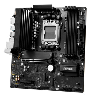 Mainboard|ASROCK|AMD B850|SAM5|Micro-ATX|Memory DDR5|Memory slots 4|1xPCI-Express 4.0 4x	|1xPCI-Express 5.0 16x|1xM.2|1xHDMI|1xDisplayPort|1xAudio-In|1xAudio-Out|1xMicrophone|4xUSB 2.0|3xUSB 3.2|1xUSB-C|1xRJ45|B850MPRO-A