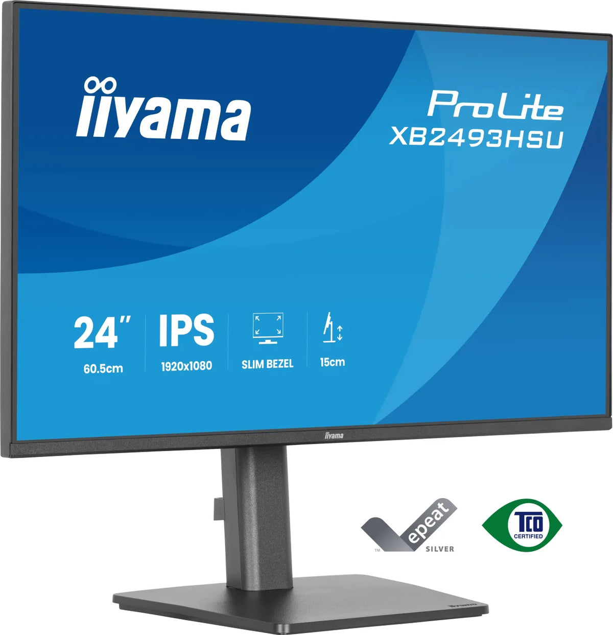 iiyama XB2493HSU-B1 24” IPS Full HD panel with 4-side slim bezel
