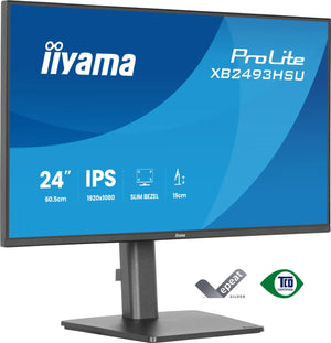 iiyama XB2493HSU-B1 24” IPS Full HD panel with 4-side slim bezel