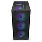 Case|ENDORFY|Arx 500 ARGB|MidiTower|Case product features Transparent panel|Not included|ATX|MicroATX|MiniITX|Colour Black|EY2A011