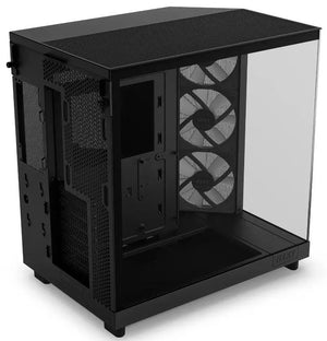 Case|NZXT|H6 Flow RGB|MidiTower|Case product features Transparent panel|Not included|ATX|MicroATX|MiniITX|Colour Black|CC-H61FB-R1