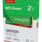 SSD|SANDISK|Green|POWERED BY SANDISK|2TB|M.2|NVMe|Write speed 4200 MBytes/sec|Read speed 5000 MBytes/sec|2.3mm|TBW 250 TB|WDS200T4G0E