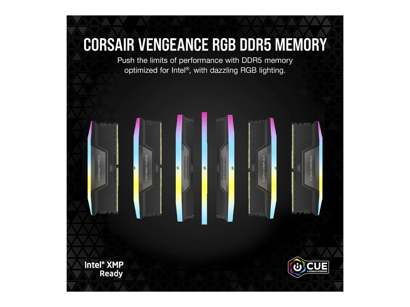 CORSAIR VENGEANCE RGB 32GB 2x16GB DDR5