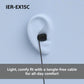 Sony Earbuds | IER‑EX15C | Wired | In-ear | Microphone | Black