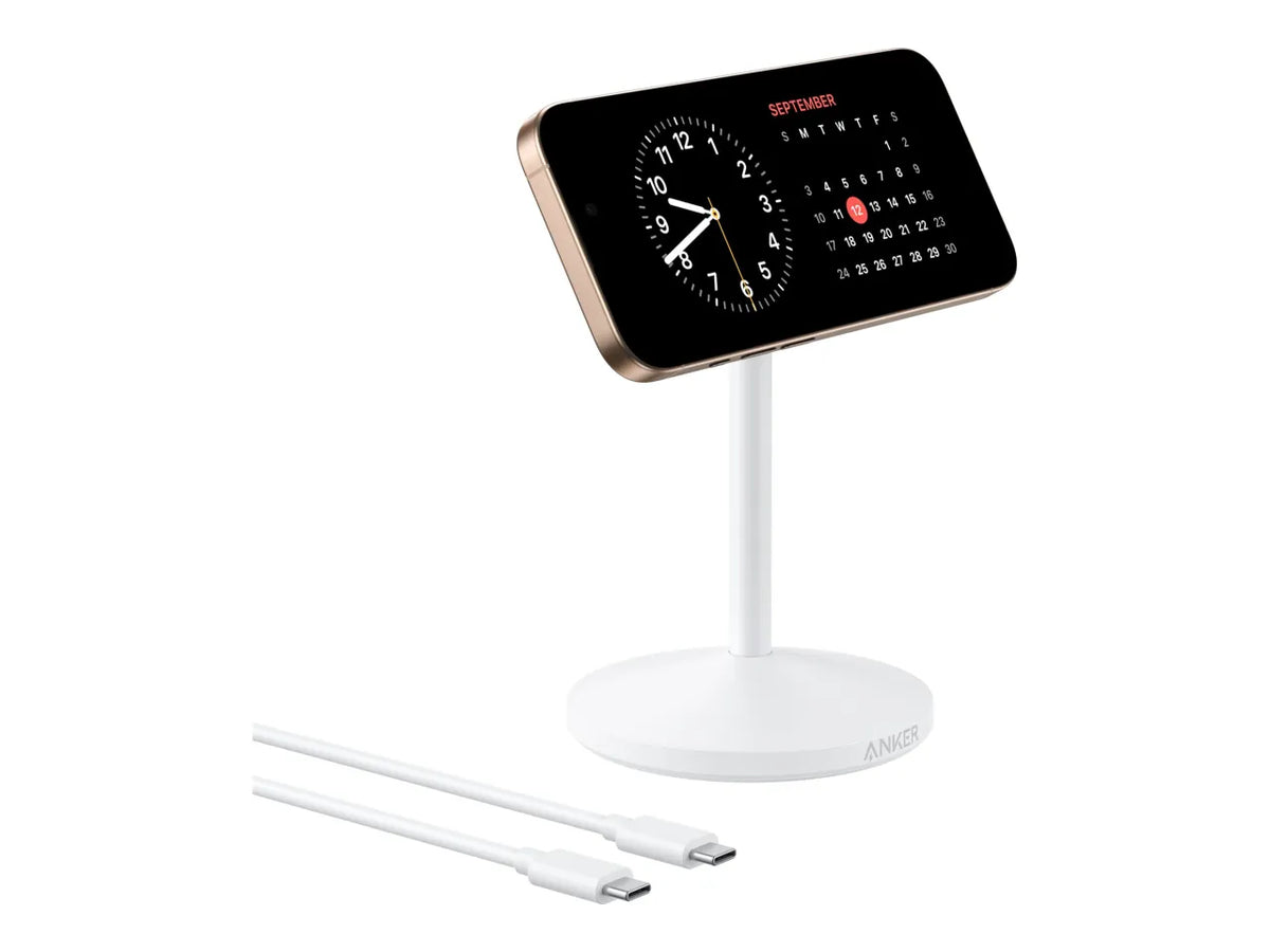 Anker MagGo Wireless Charger Single Stand White | Anker