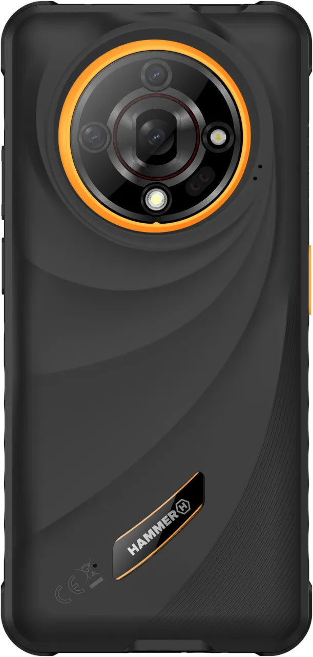 Hammer Iron 6 | Black | 6.56 " | IPS | 1612 x 720 pixels | Mediatek | Internal RAM 6 GB | 128 GB | Dual SIM | 4G | Main camera resolution 48 MP | Android | 14 | 6050 mAh