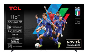 TV Set|TCL|115 "|4K Ultra HD|3840 x 2160 pixels|Flat|16:9|QD-Mini LED|115C7K
