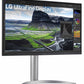 LCD Monitor|LG|27"|Panel IPS|3840x2160|16:9|60Hz|5 ms|Speakers|Pivot|Height adjustable|Tilt|27UQ850-W