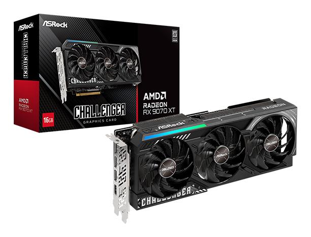 Graphics Card|ASROCK|AMD|Radeon RX 9070 XT|16 GB|GDDR6|256 bit|PCI Express x16 5.0|Active|RX9070XTCL16G