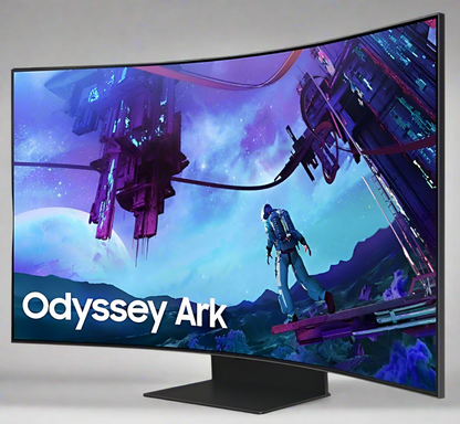 LCD Monitor|SAMSUNG|55"|Gaming/Curved|Panel VA|3840x2160|16:9|165Hz|Matte|1 ms|Speakers|Pivot|Height adjustable|Tilt|Colour Black|LS55CG970NUXDU