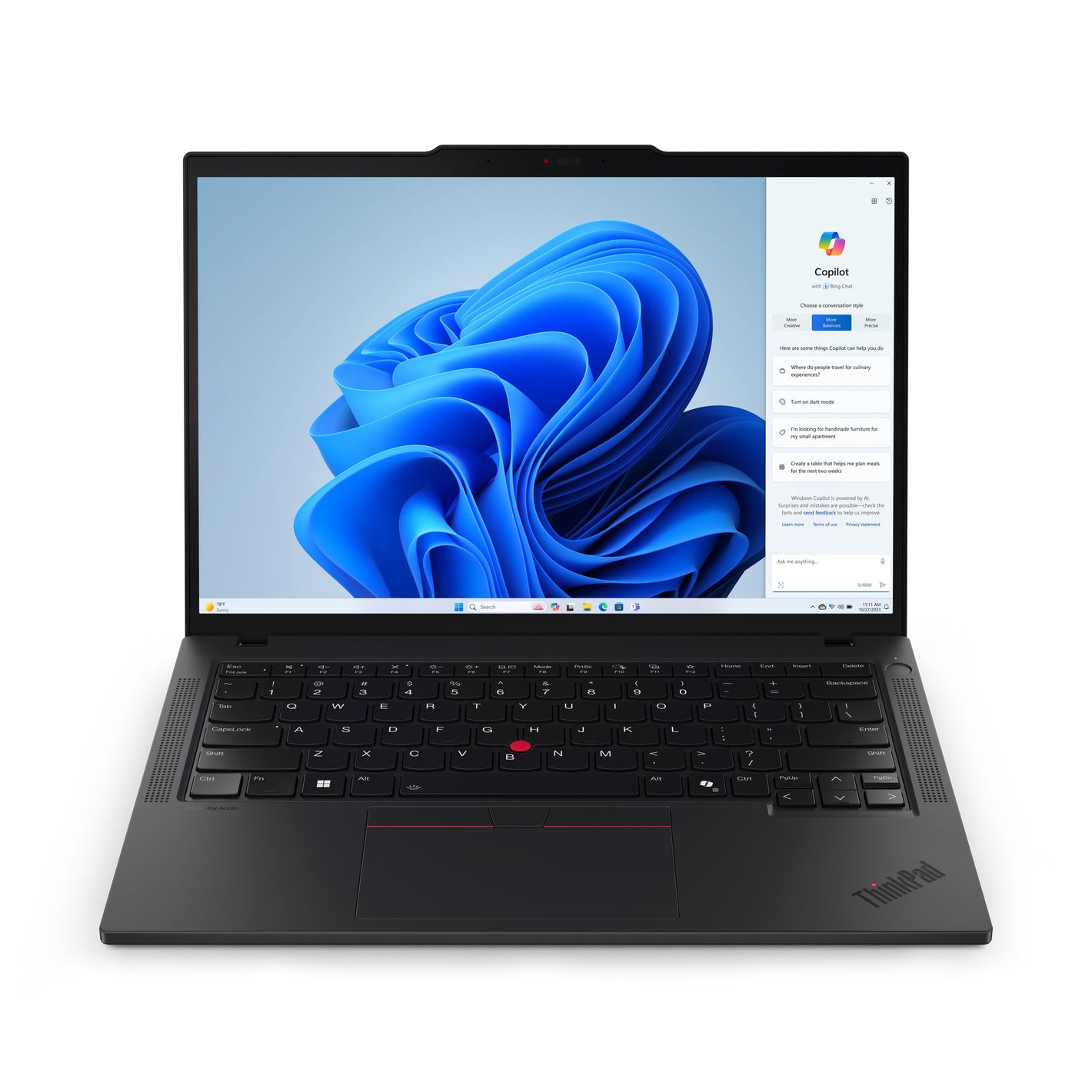 Lenovo ThinkPad T14 Gen 5 Core™ Ultra 5 125U 512GB SSD 16GB 14" WUXGA (1920x1200) WIN11 Pro Eclipse Black Backlit Keyboard FP Reader 3 year warranty