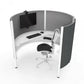 NEWSTAR FLAT SCREEN CUBICAL HANGER (TO HANG A MONITOR OVER A SEPARATION WALL) 10-30" BLACK