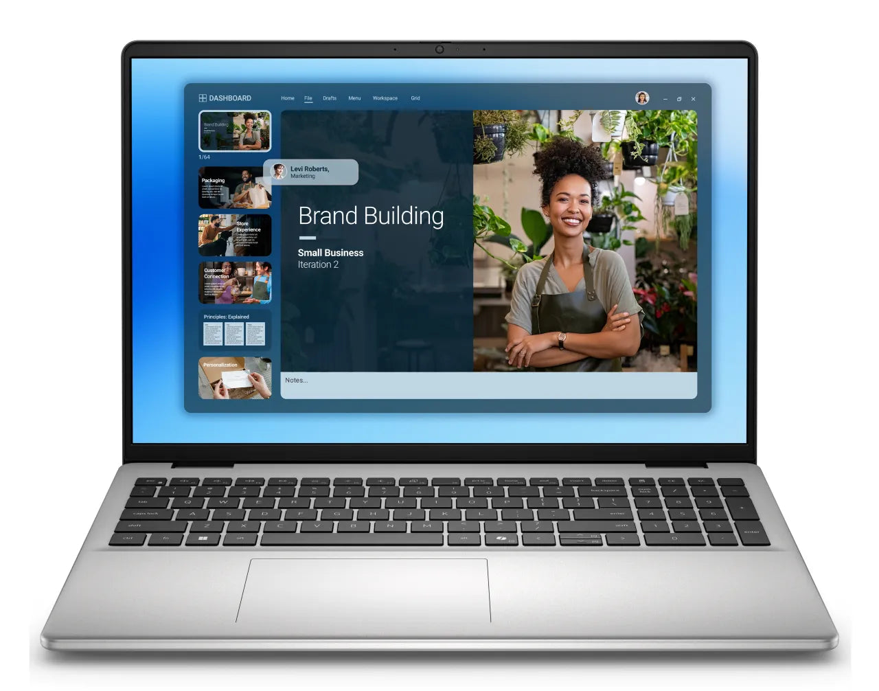Dell 15 DC16251/Core 5 -120U/16GB/512 SSD/16" FHD+/Intel UHD/FgrPr/WLAN + BT/US Kb/4 Cell/W11Pro/Platinum Silver/3yrs Prosupport