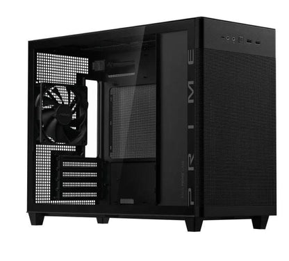 Case|ASUS|Prime AP201 Tempered Glass|Micro|Not included|MicroATX|MiniITX|Colour Black|PRIMEAP201TG