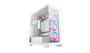 Case|DEEPCOOL|CG580 4F WH|MidiTower|Case product features Transparent panel|Not included|ATX|MicroATX|MiniITX|Colour White|R-CG580-WHADA4-G-1