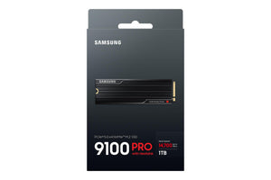 SSD|SAMSUNG|9100 PRO|1TB|M.2|PCIe Gen5|NVMe|TLC|Write speed 13300 MBytes/sec|Read speed 14700 MBytes/sec|2.38mm|TBW 600 TB|MZ-VAP1T0CW