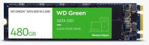 SSD|WESTERN DIGITAL|Green|480GB|M.2|SATA 3.0|Read speed 545 MBytes/sec|1.5mm|MTBF 1000000 hours|WDS480G3G0B