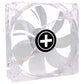 CASE FAN 120MM TRANSP 3PIN+4P/BLUE XF044 XILENCE