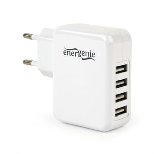 CHARGER USB UNIVERSAL WHITE/4PORT EG-U4AC-02 GEMBIRD