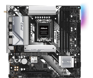 Mainboard|ASROCK|Intel B760 Express|LGA1700|Micro-ATX|Memory DDR4|Memory slots 4|1xPCI-Express 4.0 1x|2xPCI-Express 4.0 16x|1xM.2|1xHDMI|1xDisplayPort|2xUSB 2.0|3xUSB 3.2|1xUSB-C|1xPS/2|1xRJ45|3xAudio port|B760MPRORS/D4WIFI