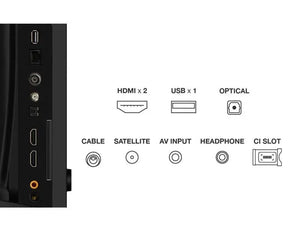 TV Set|TCL|32 "|HD|1366 x 768 pixels|Flat|16:9|QLED|32V4C
