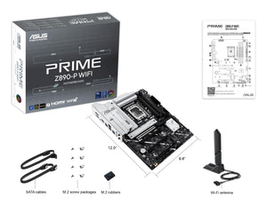 Mainboard|ASUS|Intel Z890|LGA1851|ATX|Memory DDR5|Memory slots 4|3xPCI-Express 4.0 16x|1xPCI-Express 5.0 16x|4xM.2|1xHDMI|1xDisplayPort|1xAudio-In|1xAudio-Out|1xMicrophone|4xUSB 2.0|2xUSB 3.0|1xUSB 3.1|1xUSB-C w/Thunderbolt|1xRJ45|PRIMEZ890-PWIFI
