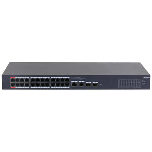 Switch|DAHUA|CS4226-24ET-240|Desktop/pedestal|Rack 1U|24x10Base-T / 100Base-TX|2x10/100/1000BASE-T/SFP combo|2|26|PoE ports 24|240 Watts|CS4226-24ET-240