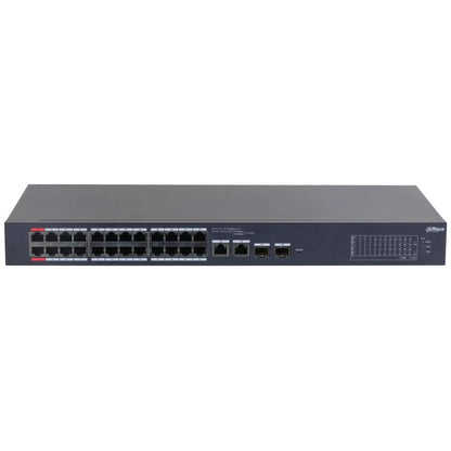 Switch|DAHUA|CS4226-24ET-240|Desktop/pedestal|Rack 1U|24x10Base-T / 100Base-TX|2x10/100/1000BASE-T/SFP combo|2|26|PoE ports 24|240 Watts|CS4226-24ET-240
